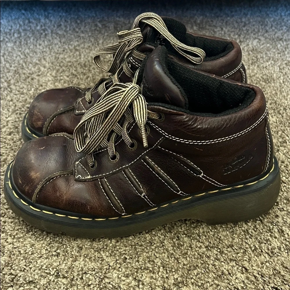 Dr. Martens Vintage 10447 Brown Leather Shoes